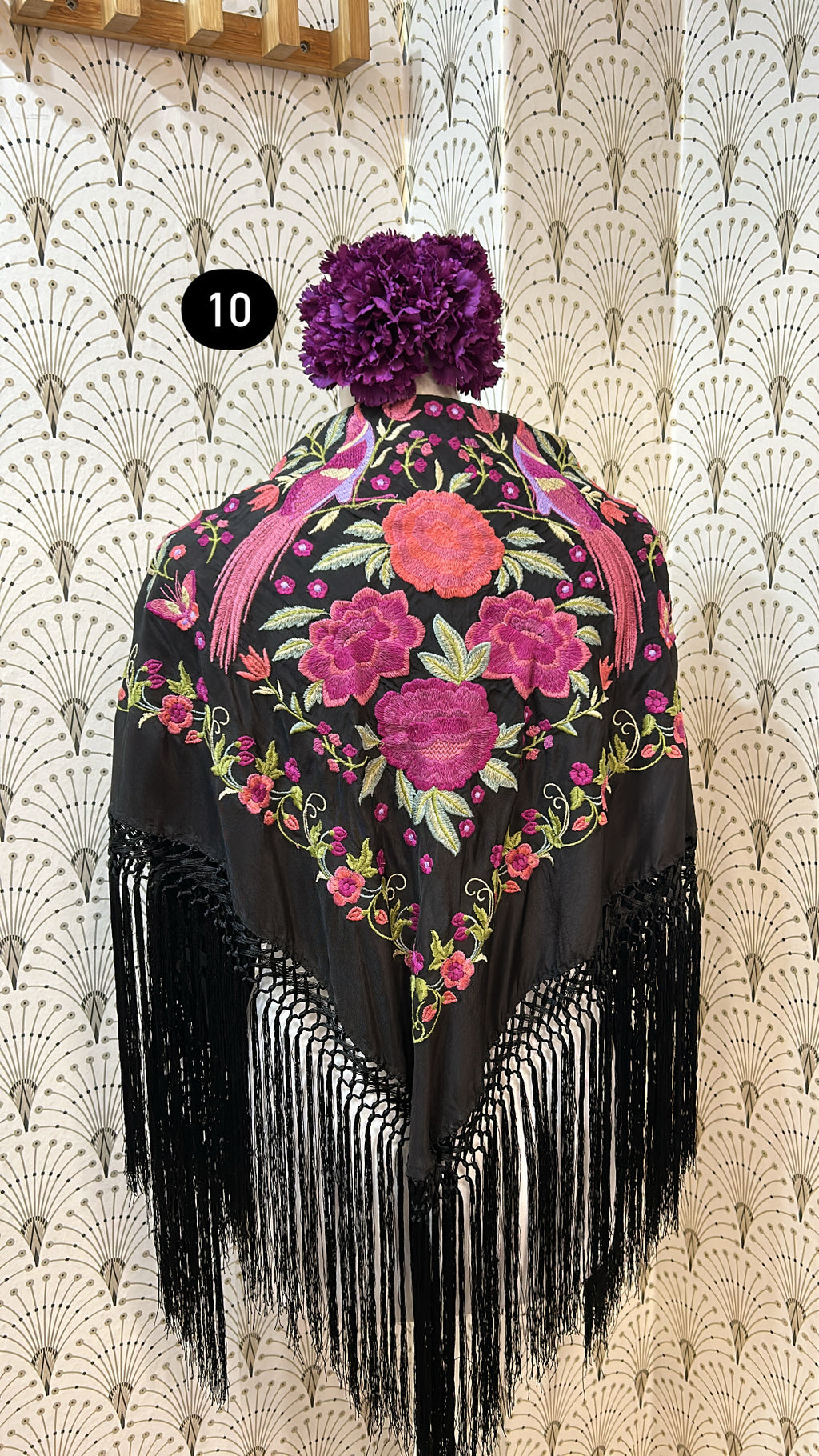 Mantones en tonos negro queda 7,8,9