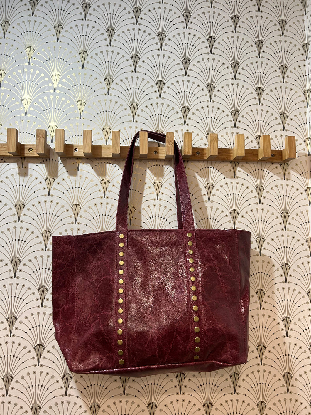 BOLSO TACHUELAS PIEL