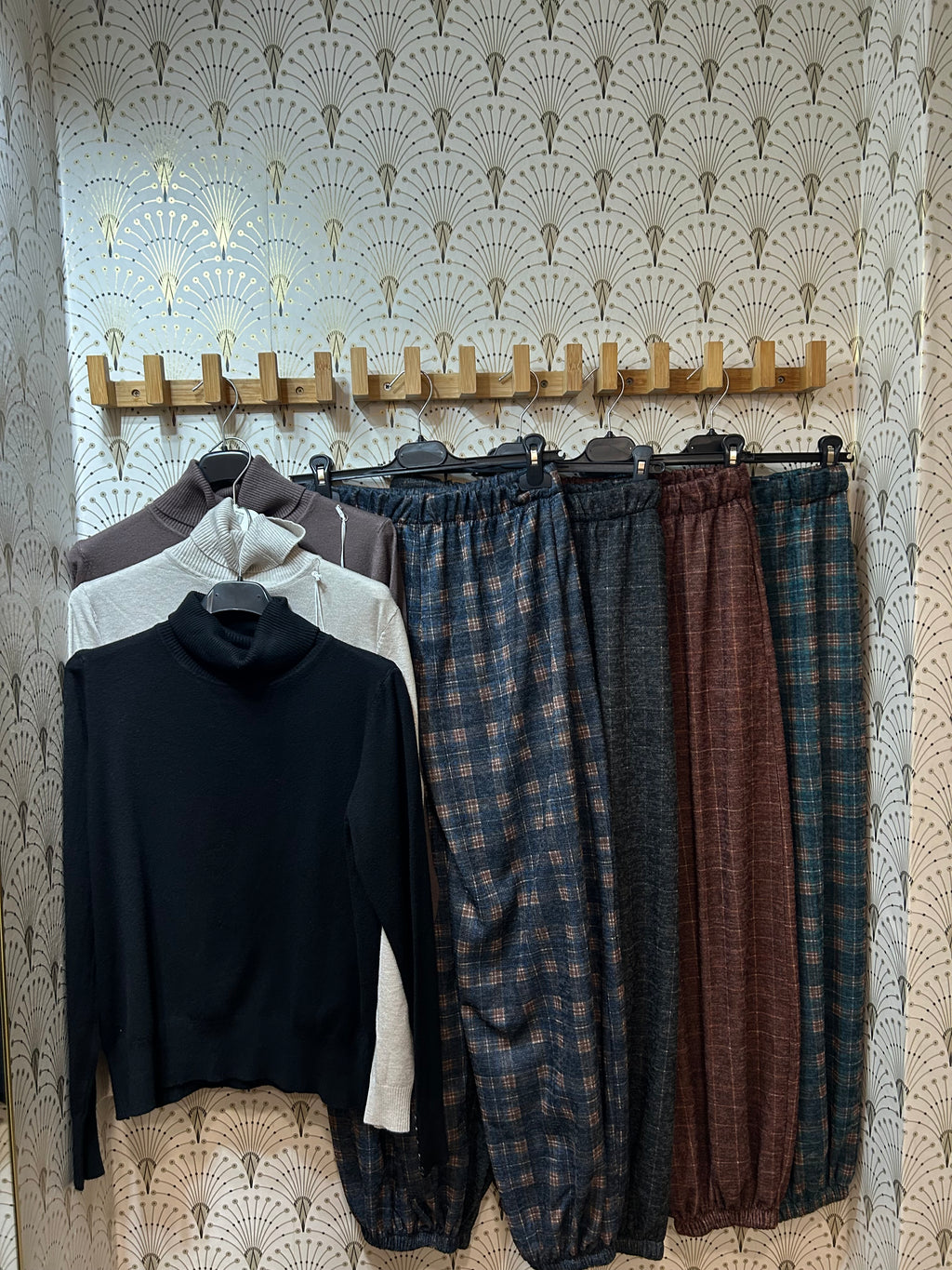 PANTALÓN BOMBACHO CUADROS