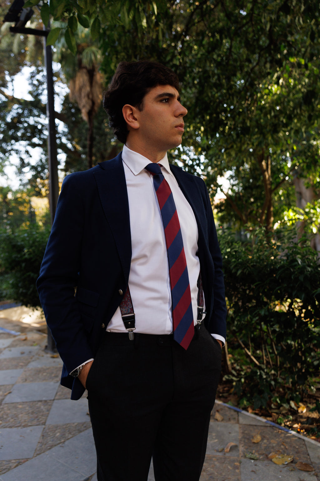 CORBATA IMPERIAL BURDEOS