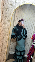 VESTIDO CARLA caldera y negro sm