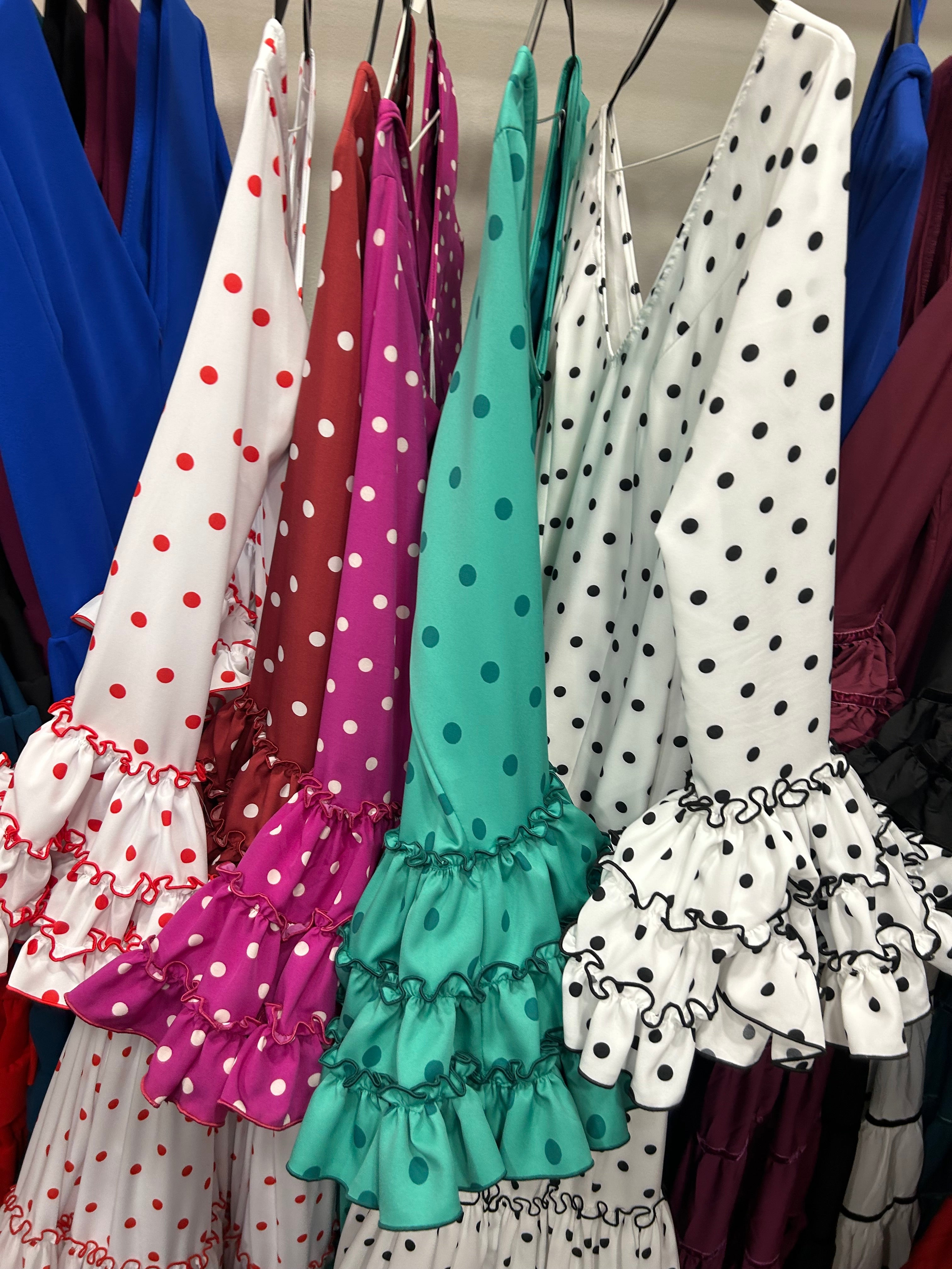 VESTIDO ALBA tenemos buganvilla lunar blanco 40/blanco lunar rojo 36/