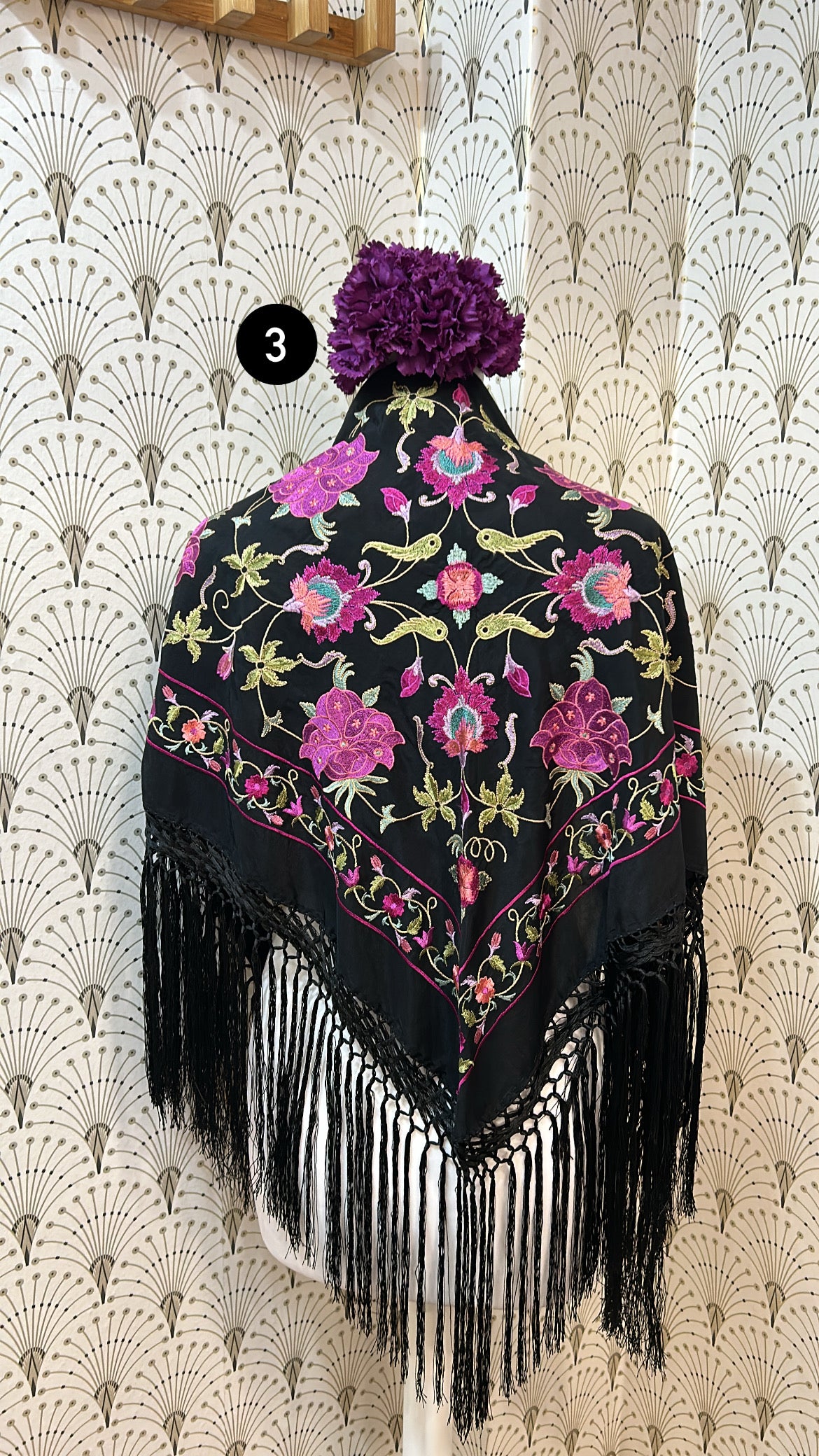 Mantones en tonos negro queda 7,8,9