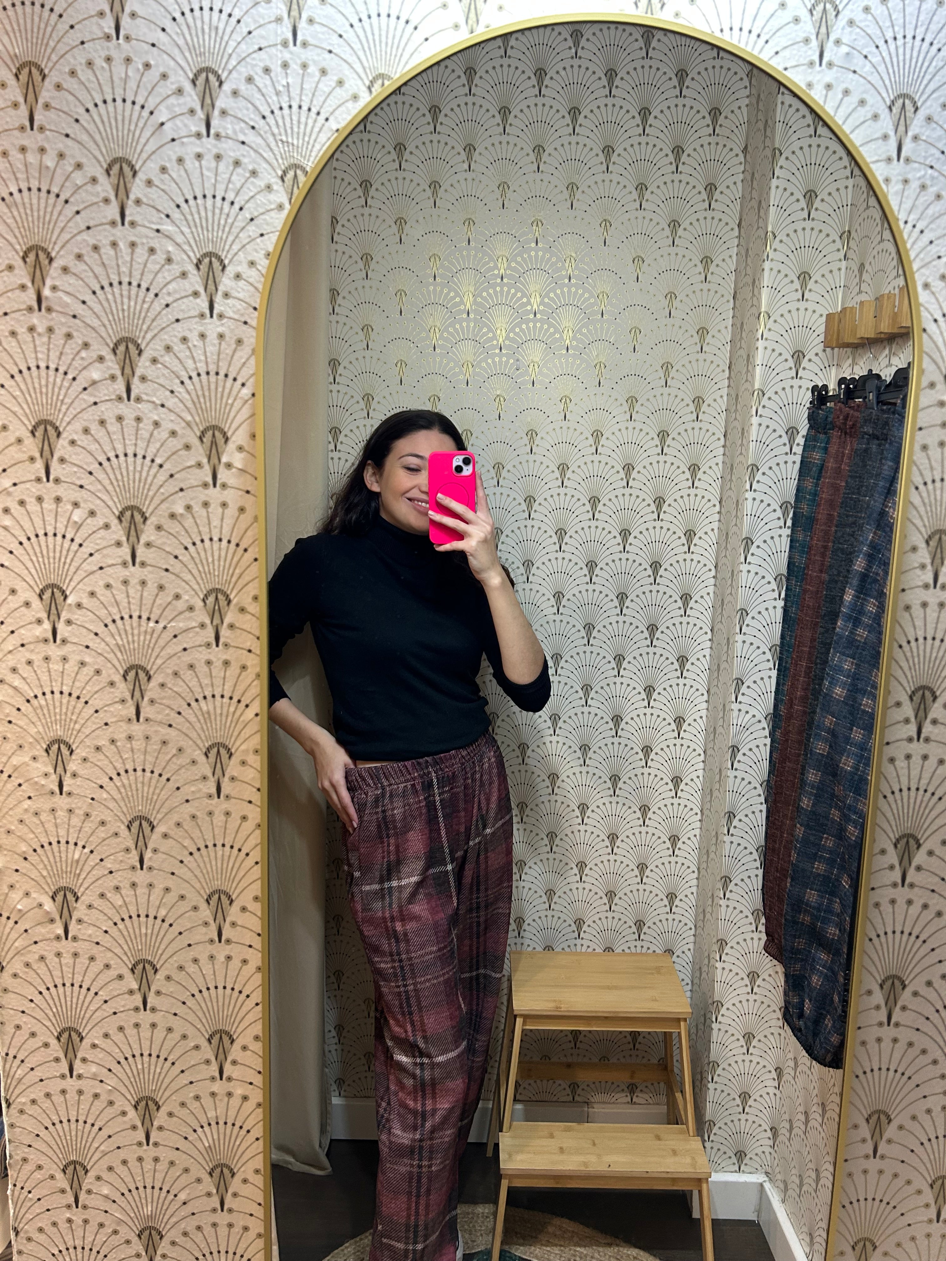 PANTALÓN BOMBACHO CUADROS