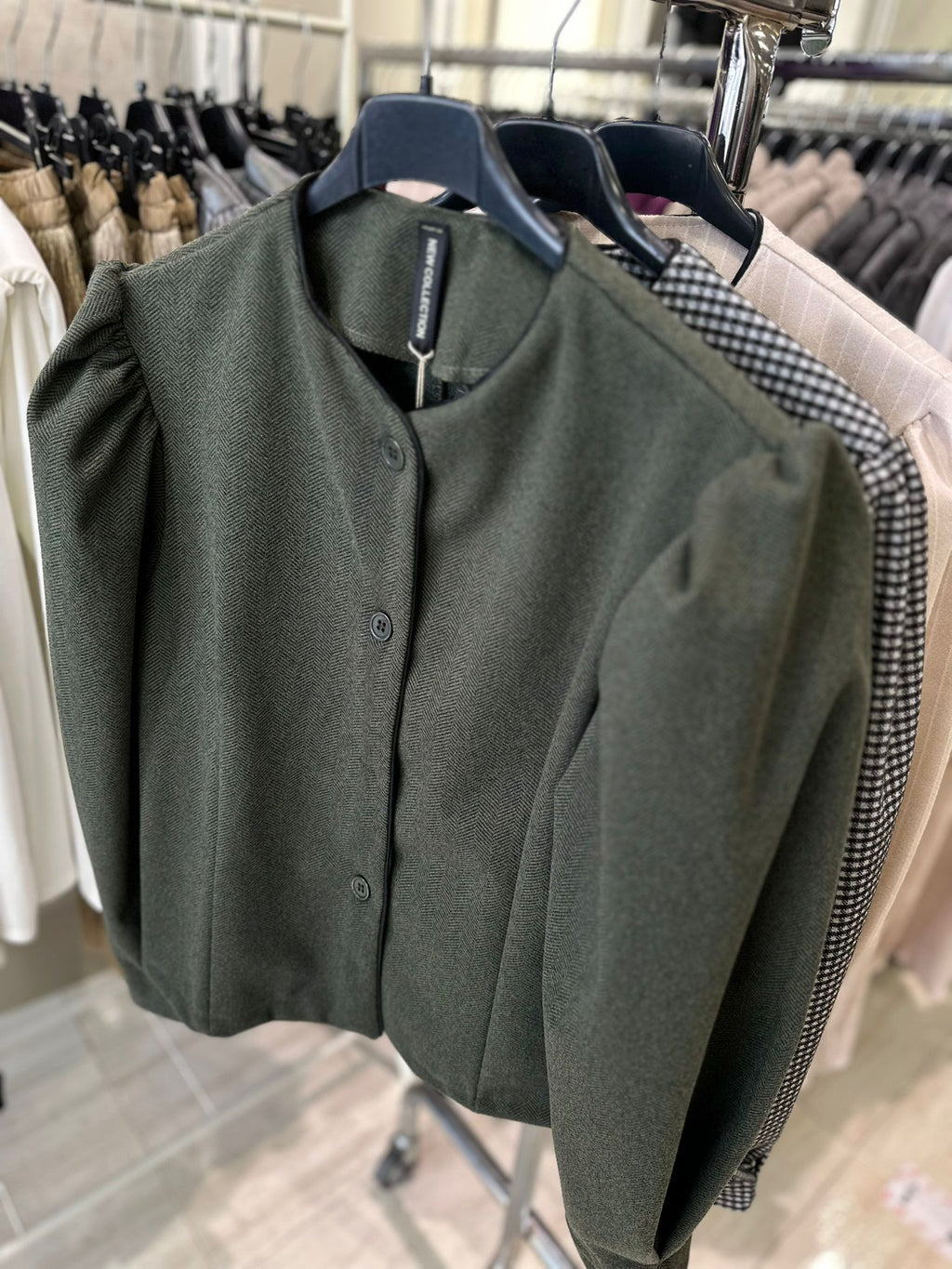 CHAQUETA ESPIGA/VICHY FRIDA