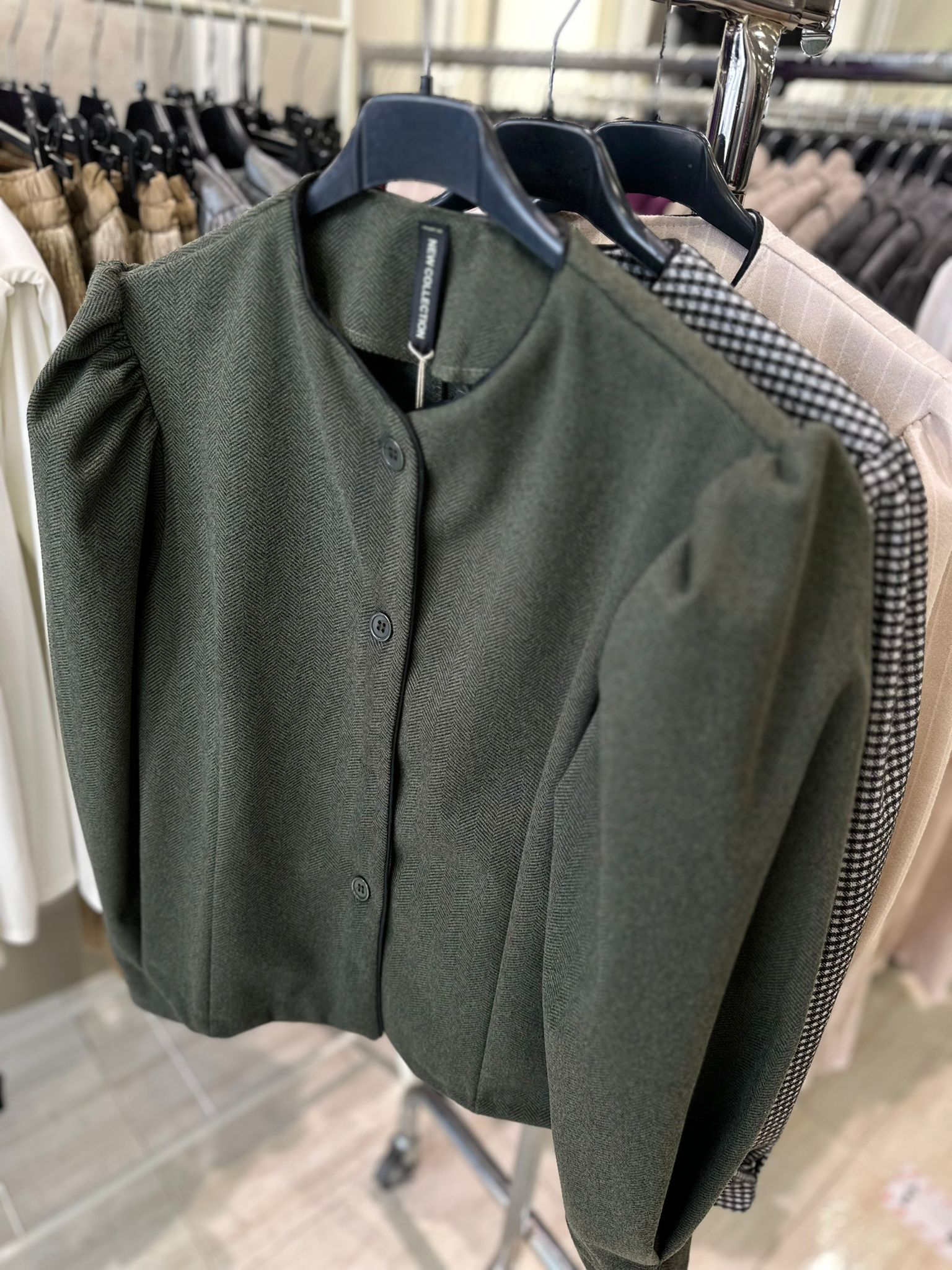 CHAQUETA ESPIGA/VICHY FRIDA