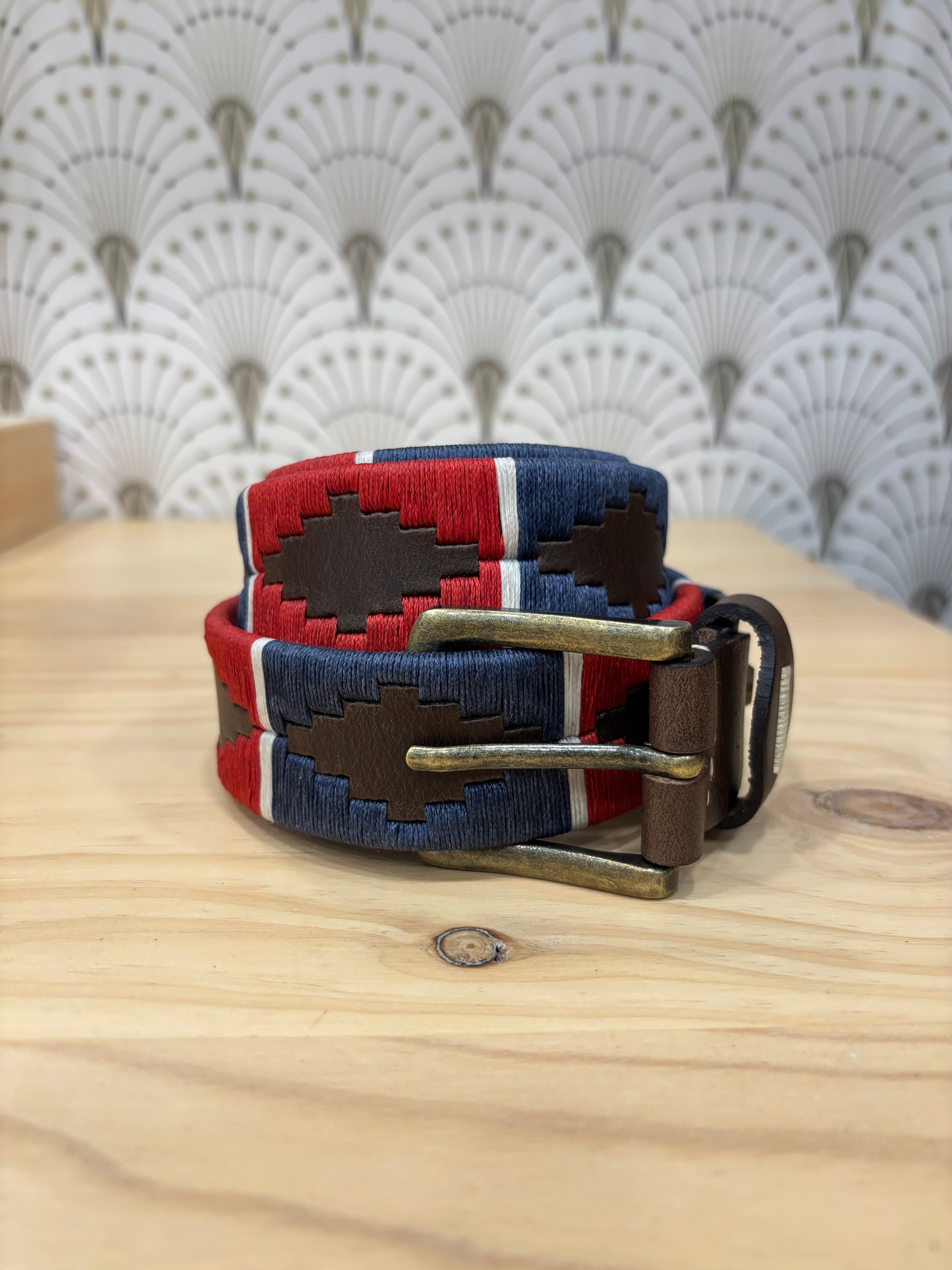 CINTURÓN GAUCHO ROJO