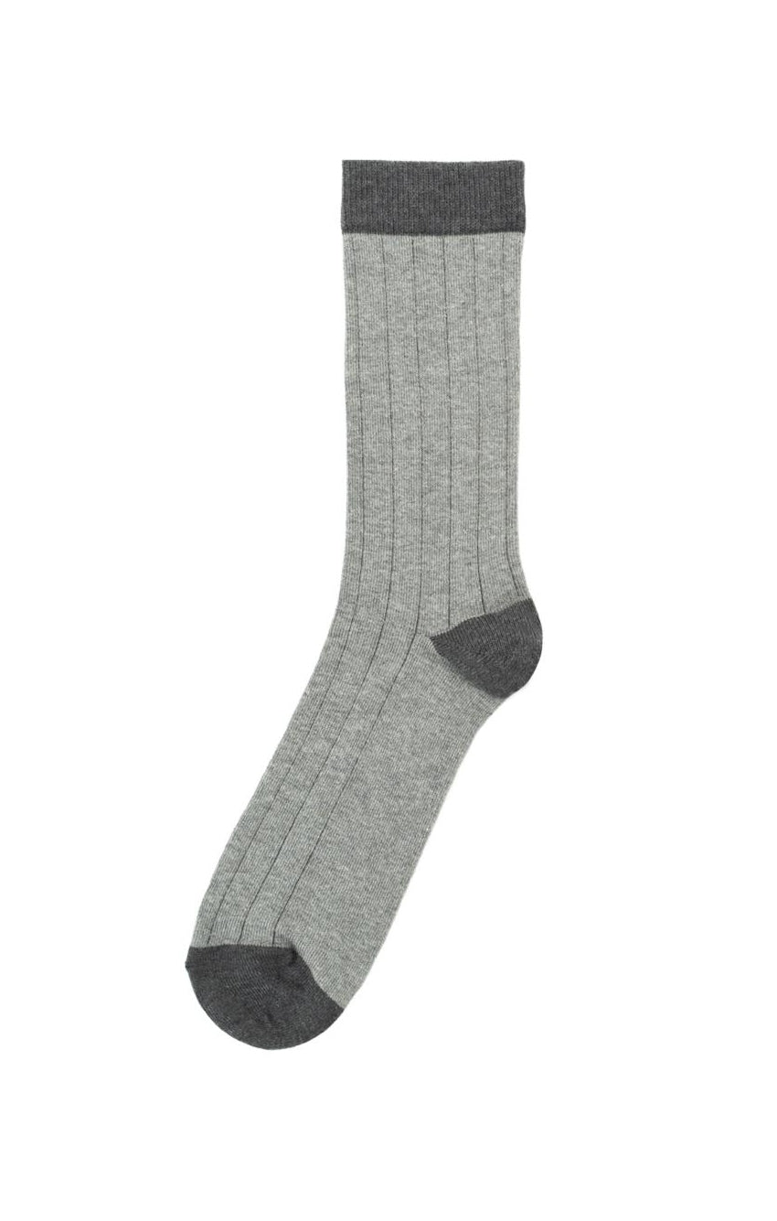 CALCETÍN CANALÉ GRIS MEDIO