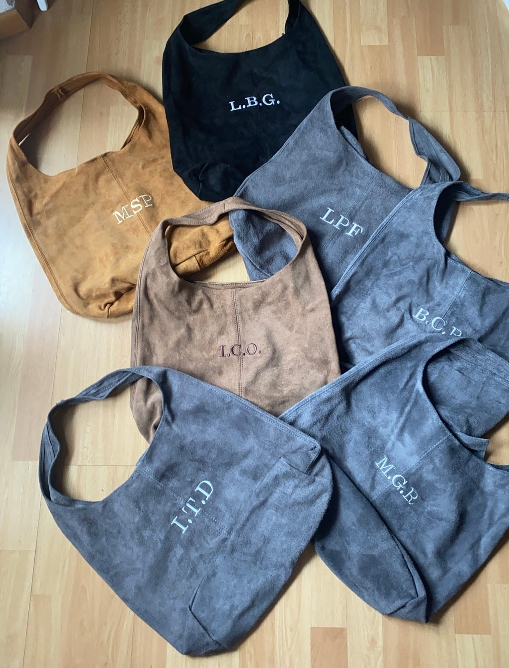 Bolso SACO bordado INICIALES AL CORREO Y COLOR DE HILO CON EL NÚMERO DE PEDIDO (doblece.es@gmail.com) Se tarda una semana en bordar.