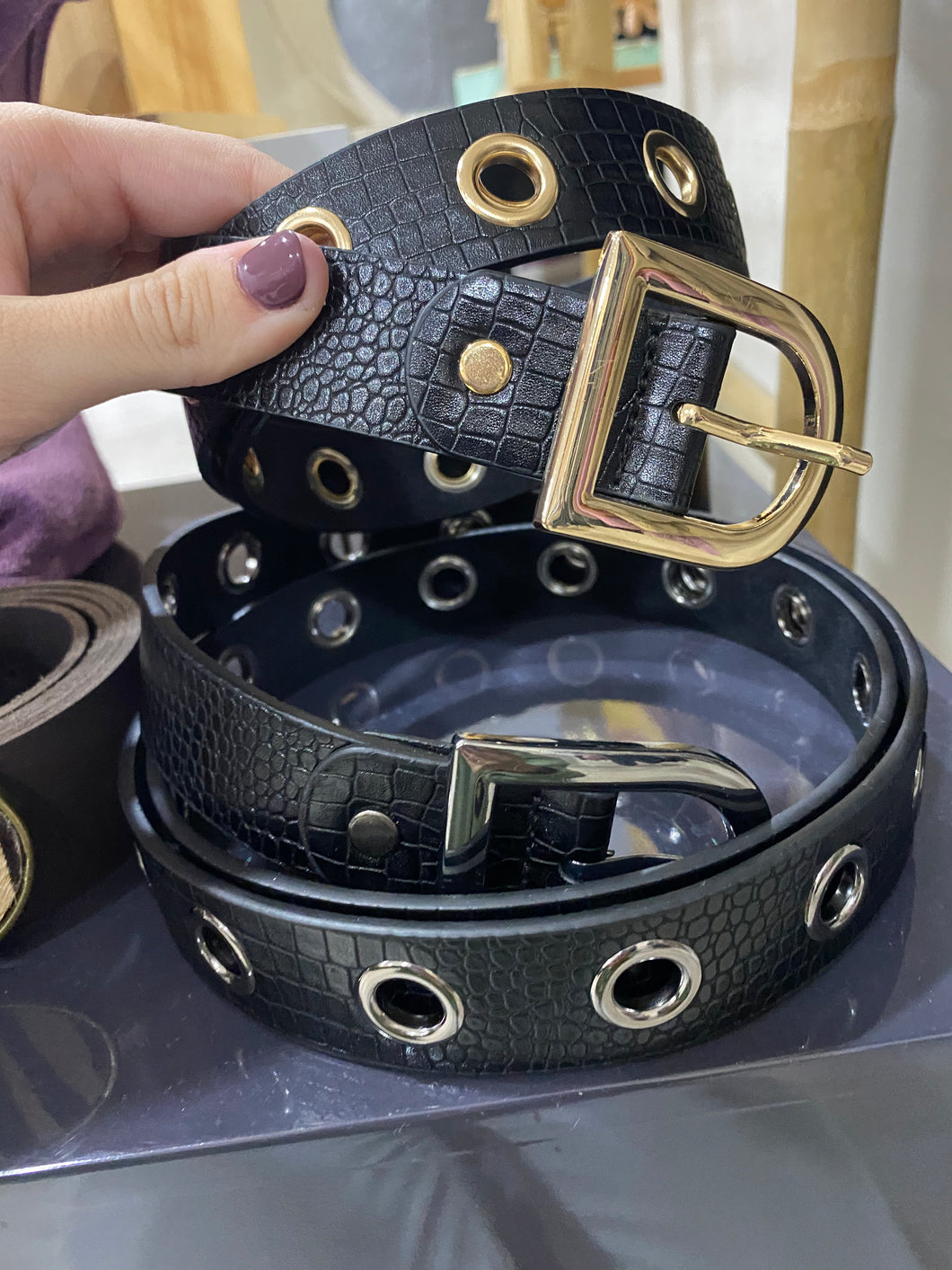 Cinturón Tachuelas