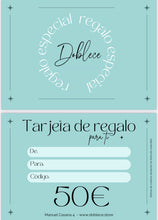 Cargar imagen en el visor de la galería, ¿Quieres complementar tu regalo? esta es la opción perfecta puede gastarlo en tienda o por web.  TARJETA REGALO (selecciona la opción recogida en tienda para que no se te cobren los gastos de envío) *te mandaremos un correo con la tarjeta*
