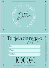 Cargar imagen en el visor de la galería, ¿Quieres complementar tu regalo? esta es la opción perfecta puede gastarlo en tienda o por web.  TARJETA REGALO (selecciona la opción recogida en tienda para que no se te cobren los gastos de envío) *te mandaremos un correo con la tarjeta*
